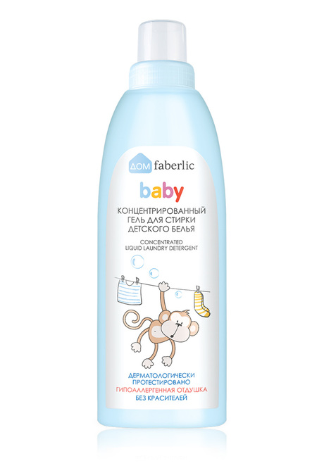 

Концентрированный гель для стирки детского белья

