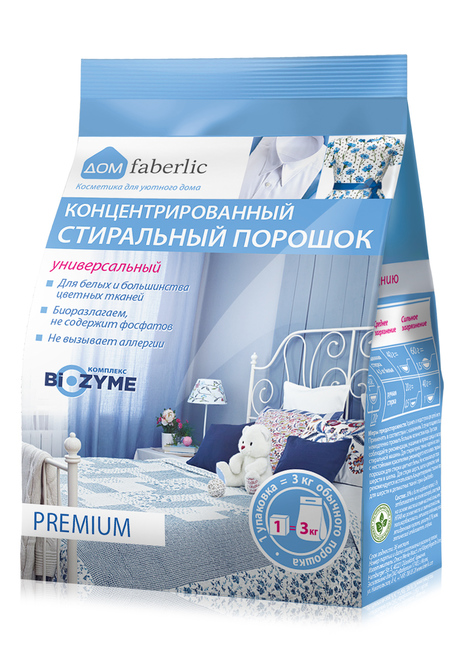 

Универсальный концентрированный стиральный порошок
