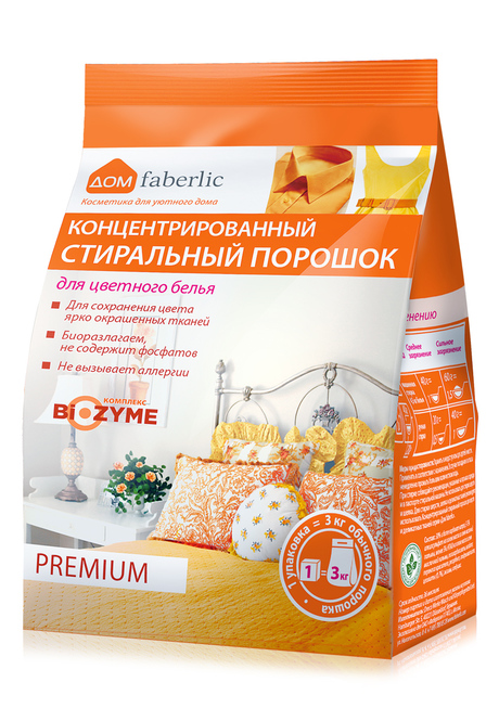 

Концентрированный стиральный порошок для цветного белья
